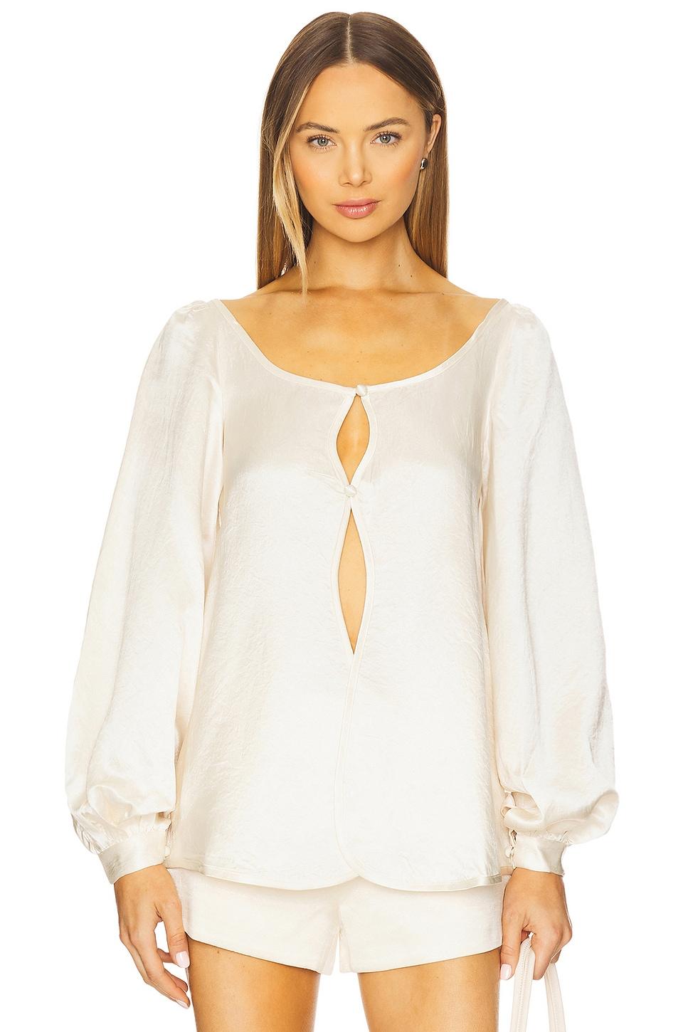 penelope curved blouse