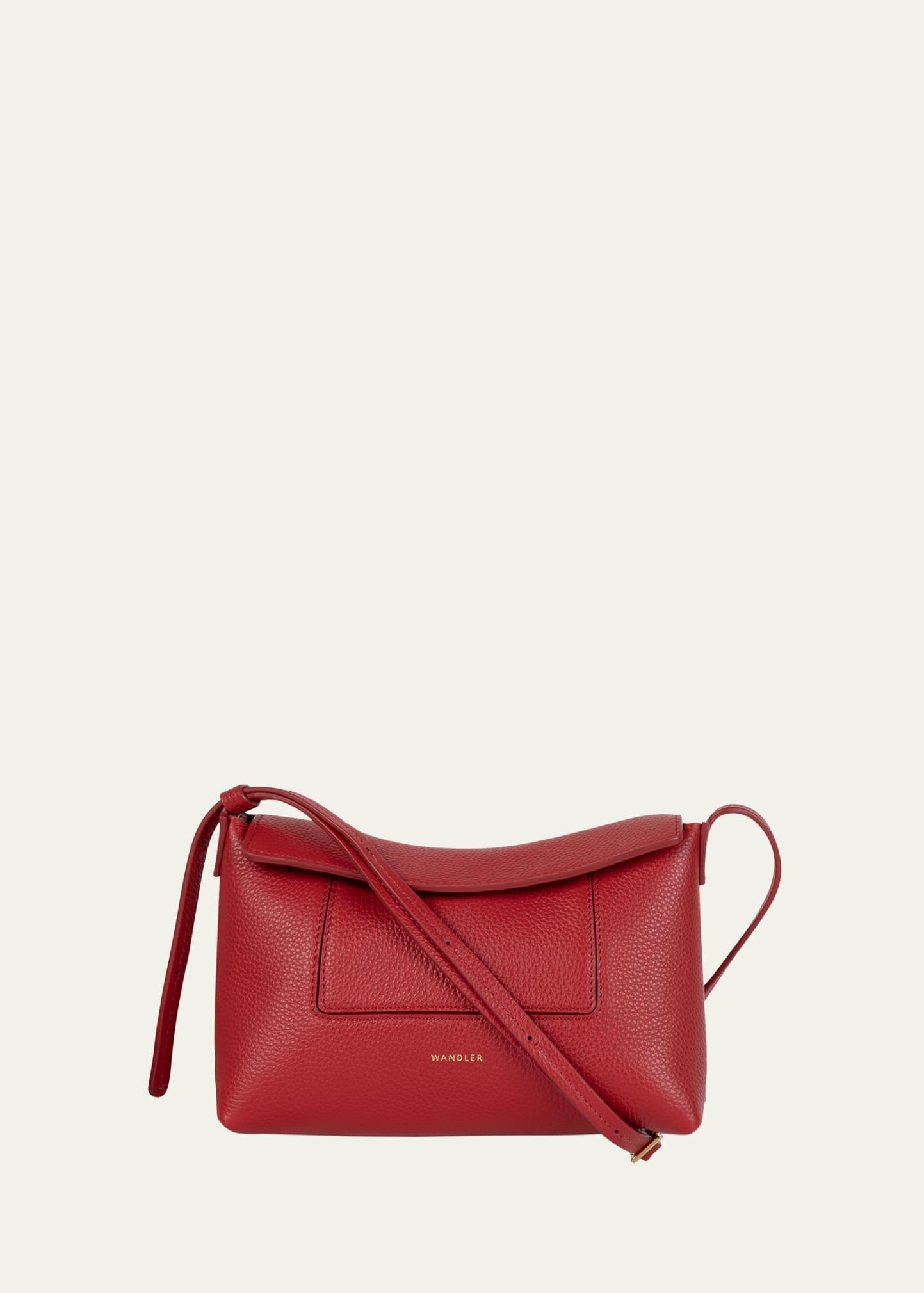 penelope mini slouch leather shoulder bag
