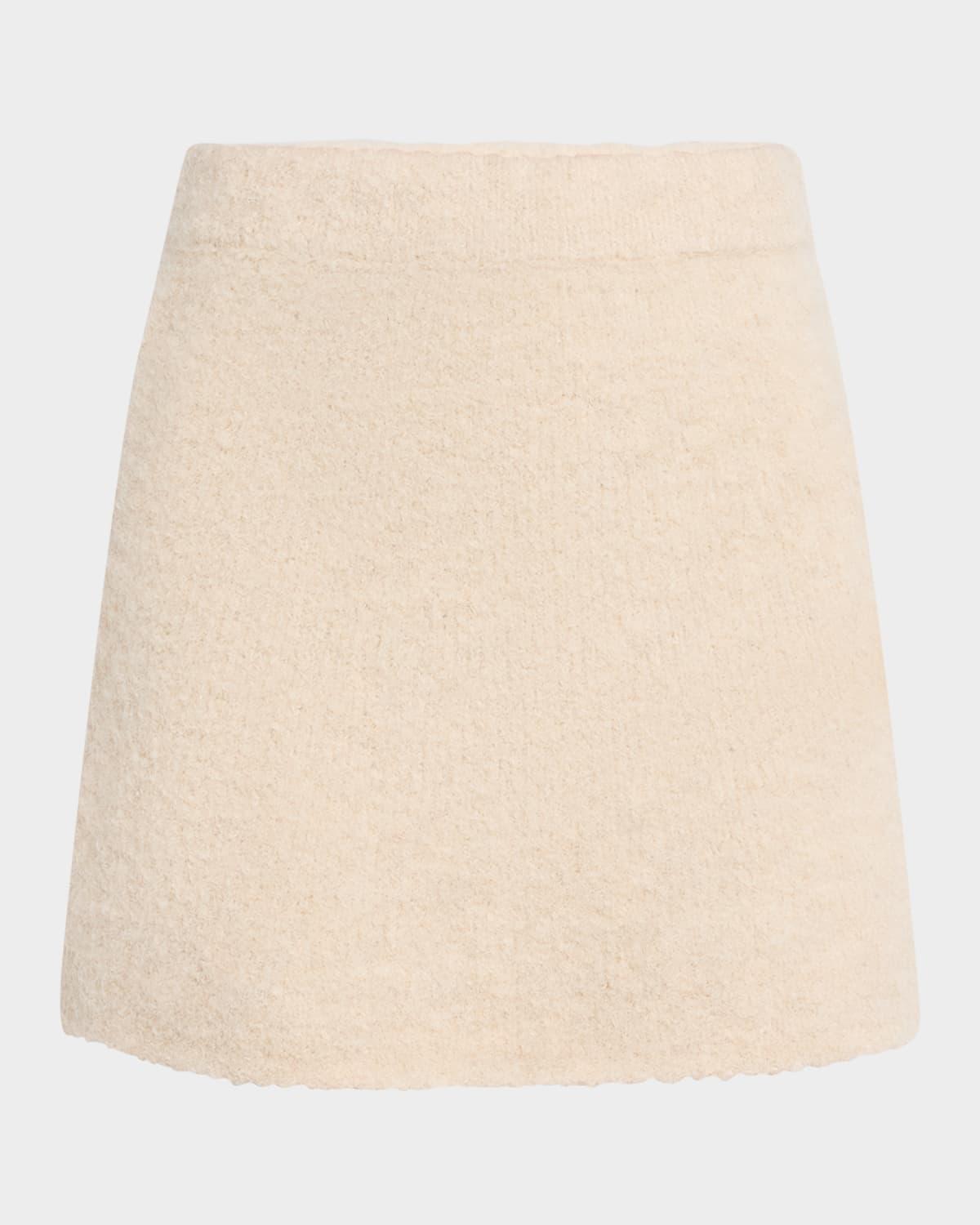 penn boucle mini skirt