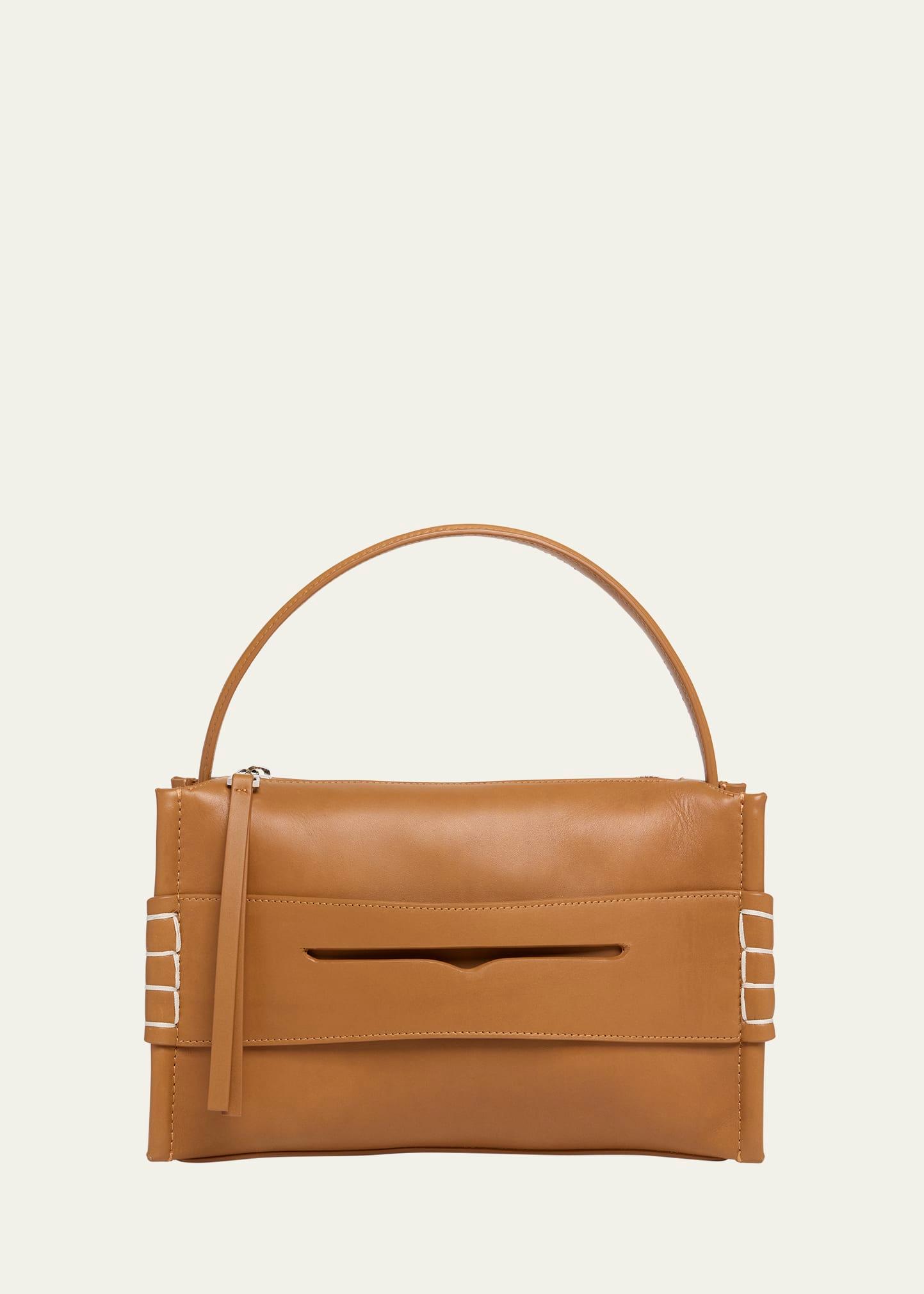 penny loafer leather crossbody bag