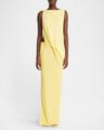peplo longue cutout long dress