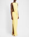 peplo longue cutout long dress