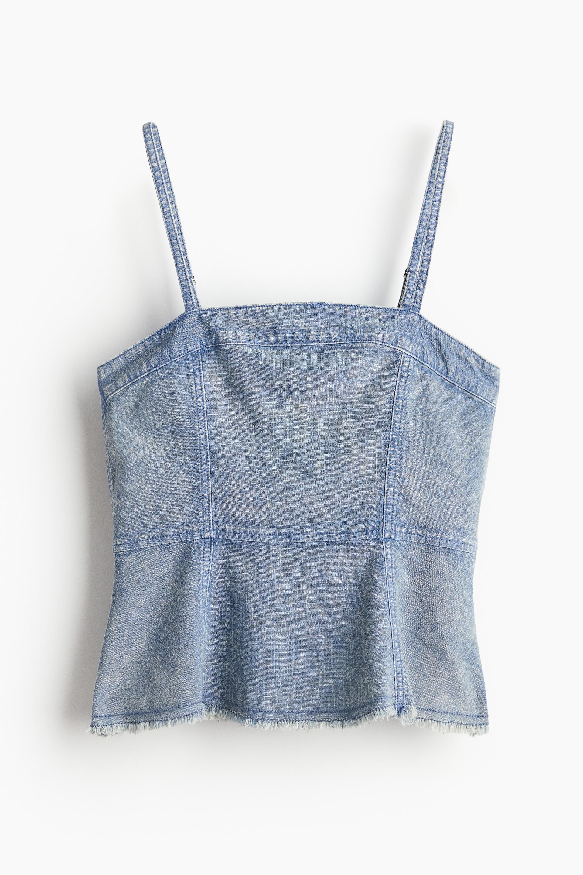peplum camisole top