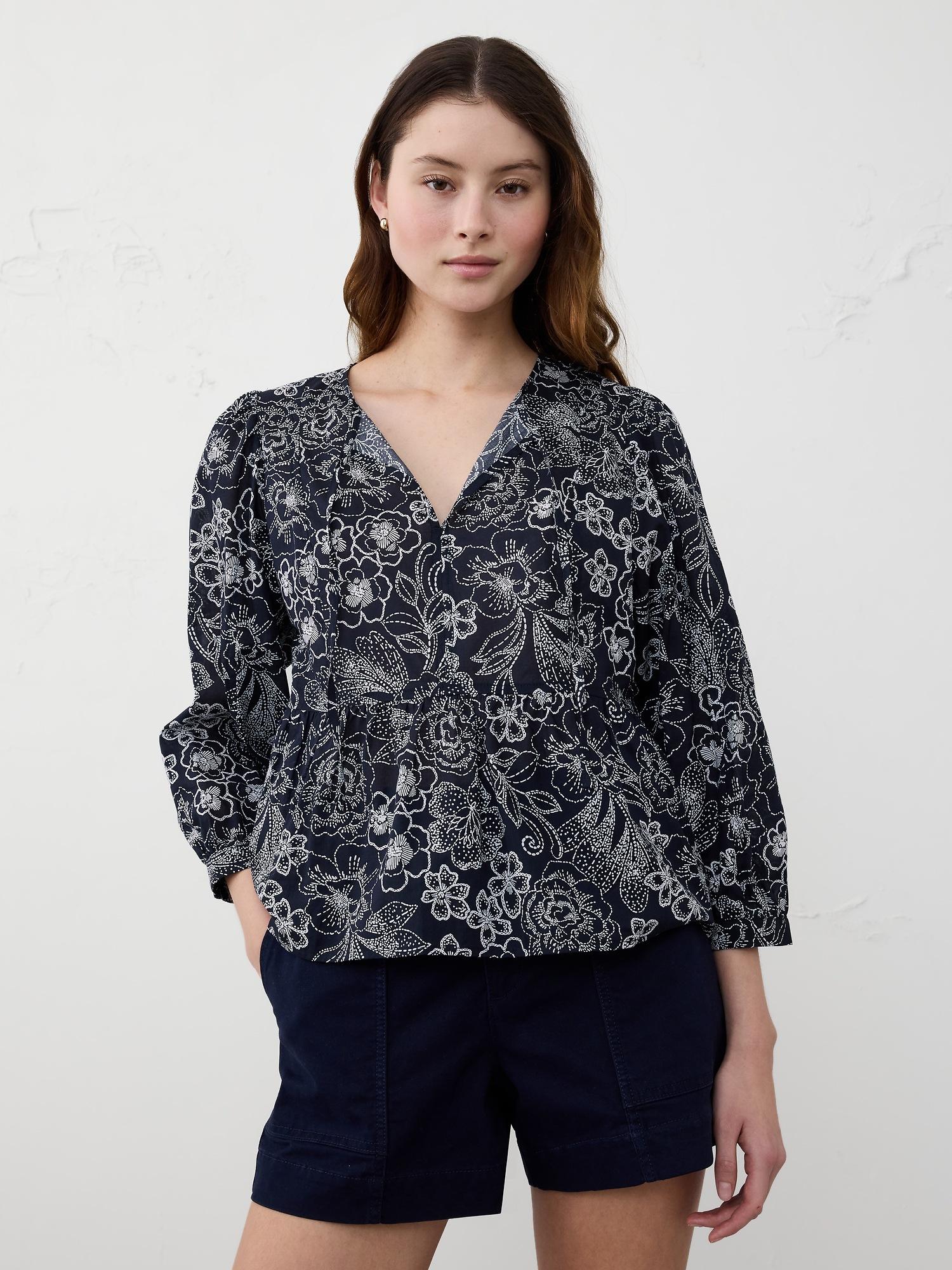 peplum-hem top