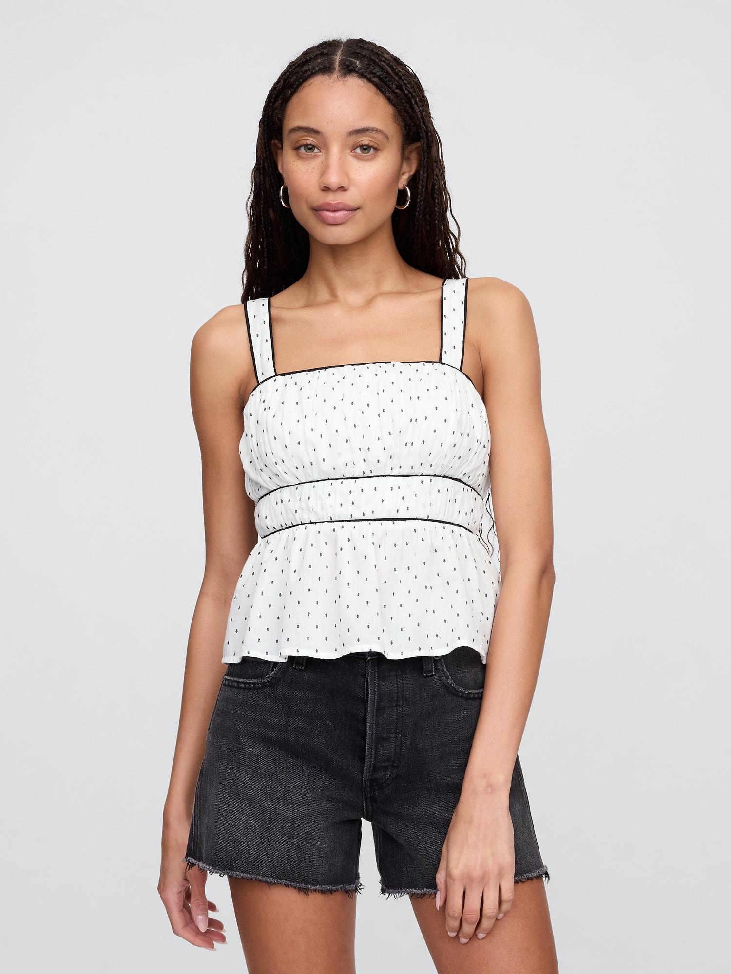 peplum tank top