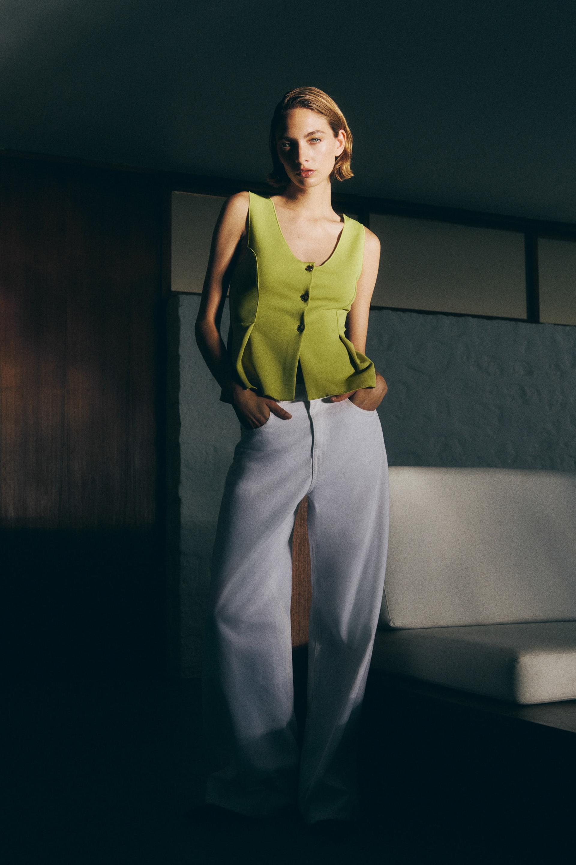peplum vest