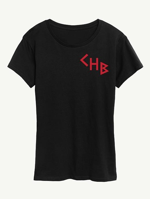 percy jackson camp half blood fitted short sleeve graphic tee