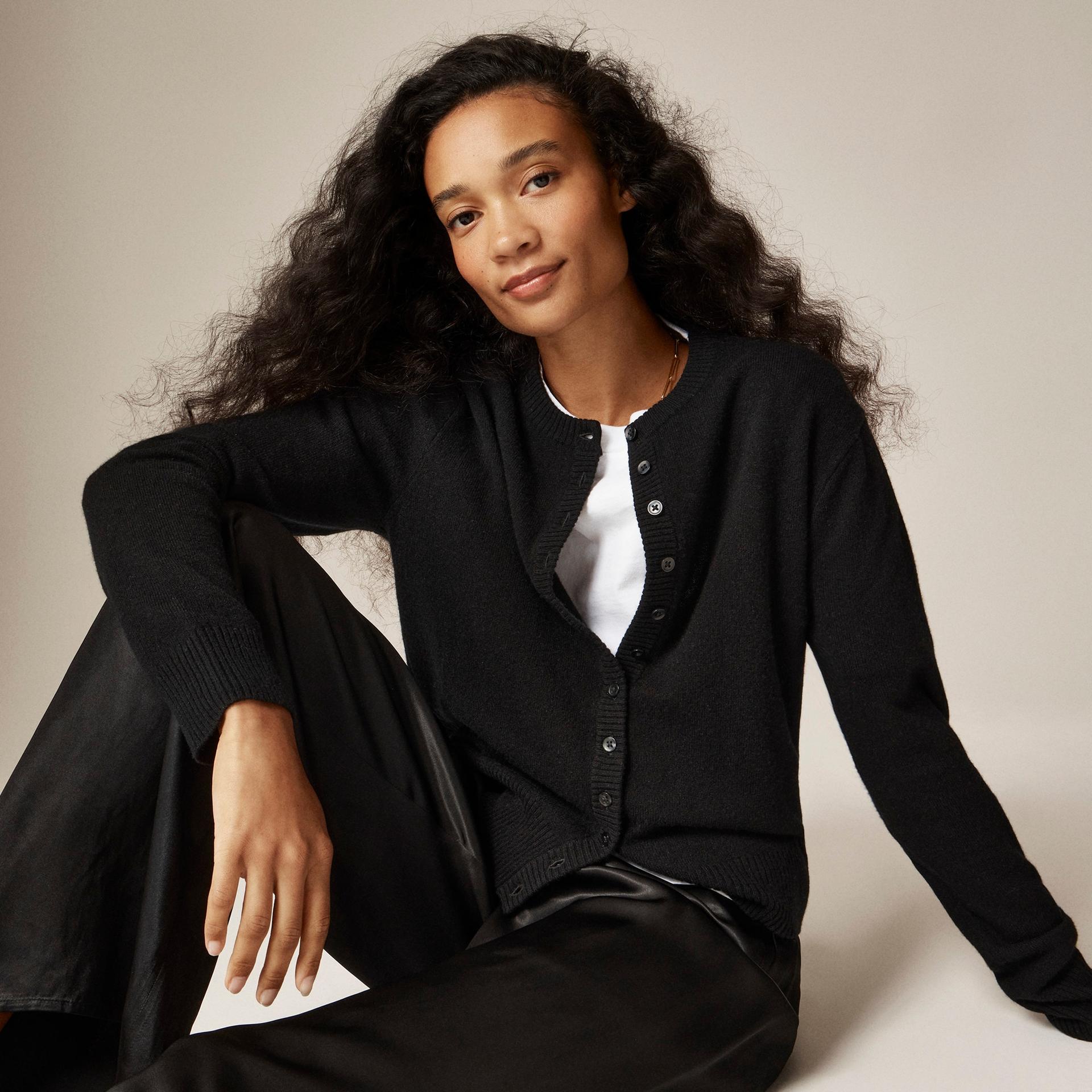 perfect cashmere cardigan in stripe