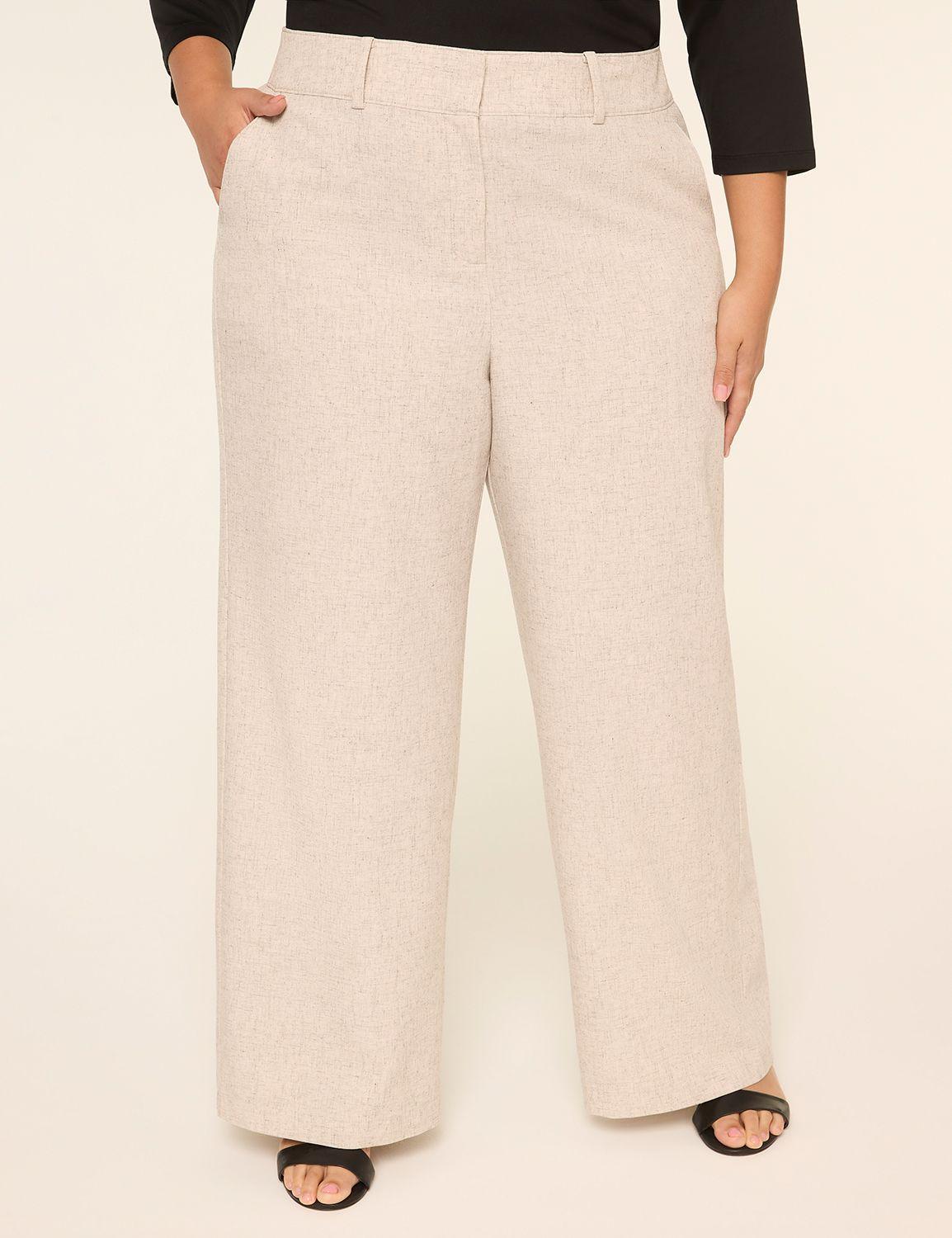 perfect drape high-rise linen wide leg pant