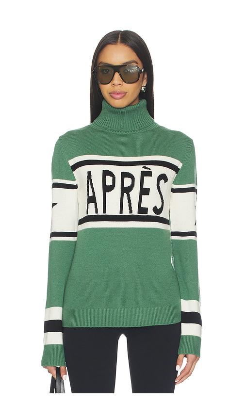 perfect moment apres sweater in green.