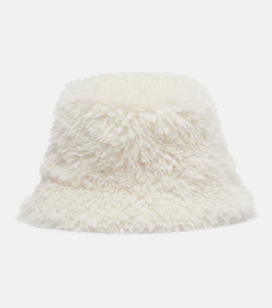 perfect moment faux fur bucket hat