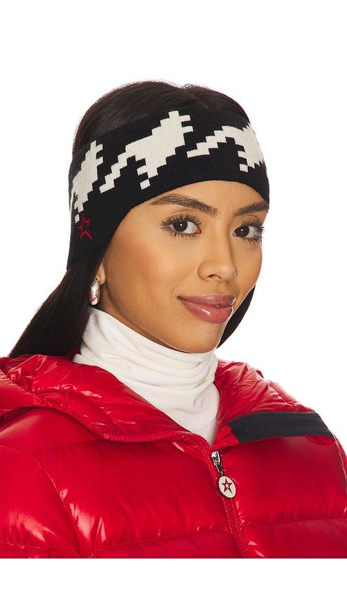 perfect moment headband in black,white.