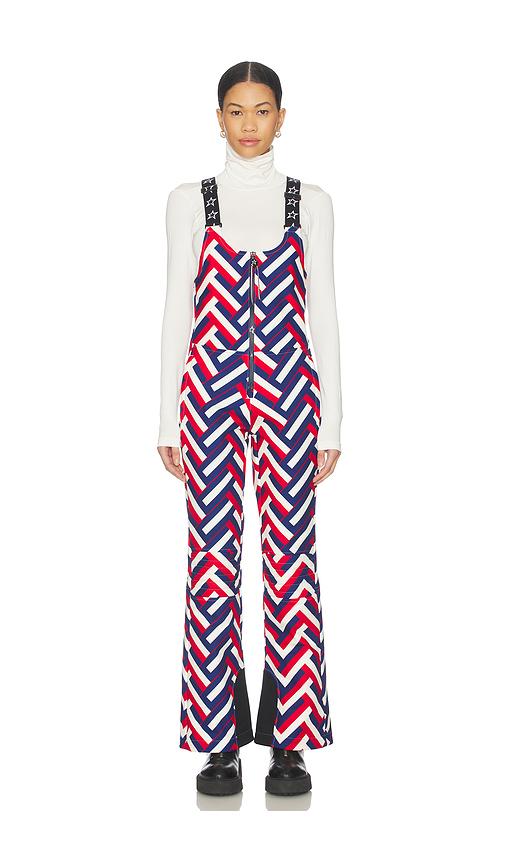 perfect moment jg bib pant in red,navy.