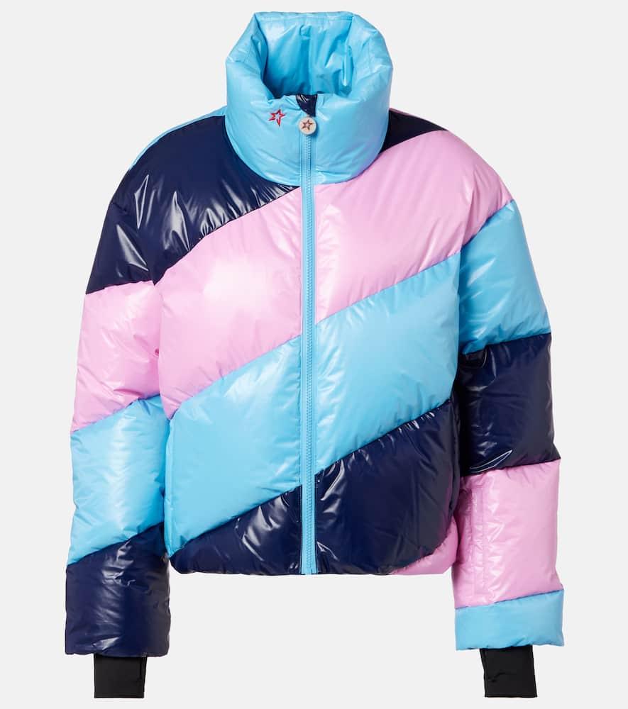 perfect moment mojo striped down ski jacket