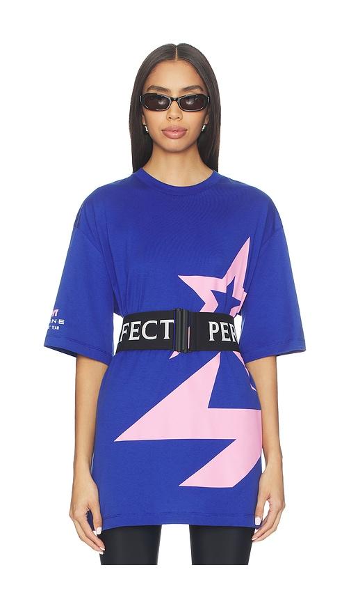 perfect moment oversized logo tshirt in multi.