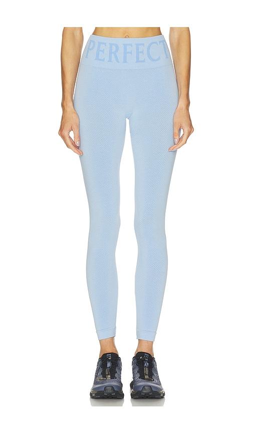 perfect moment perfect thermal legging in baby blue.