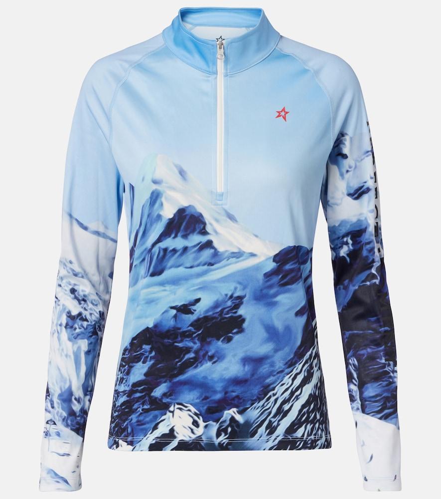 perfect moment printed ski top