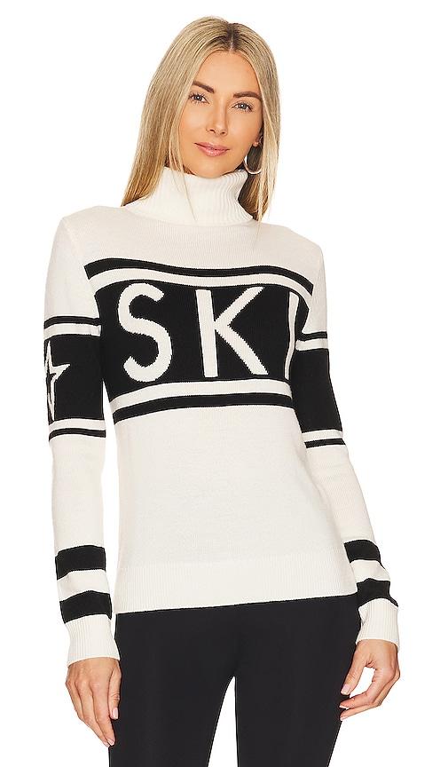 perfect moment schild sweater in white.