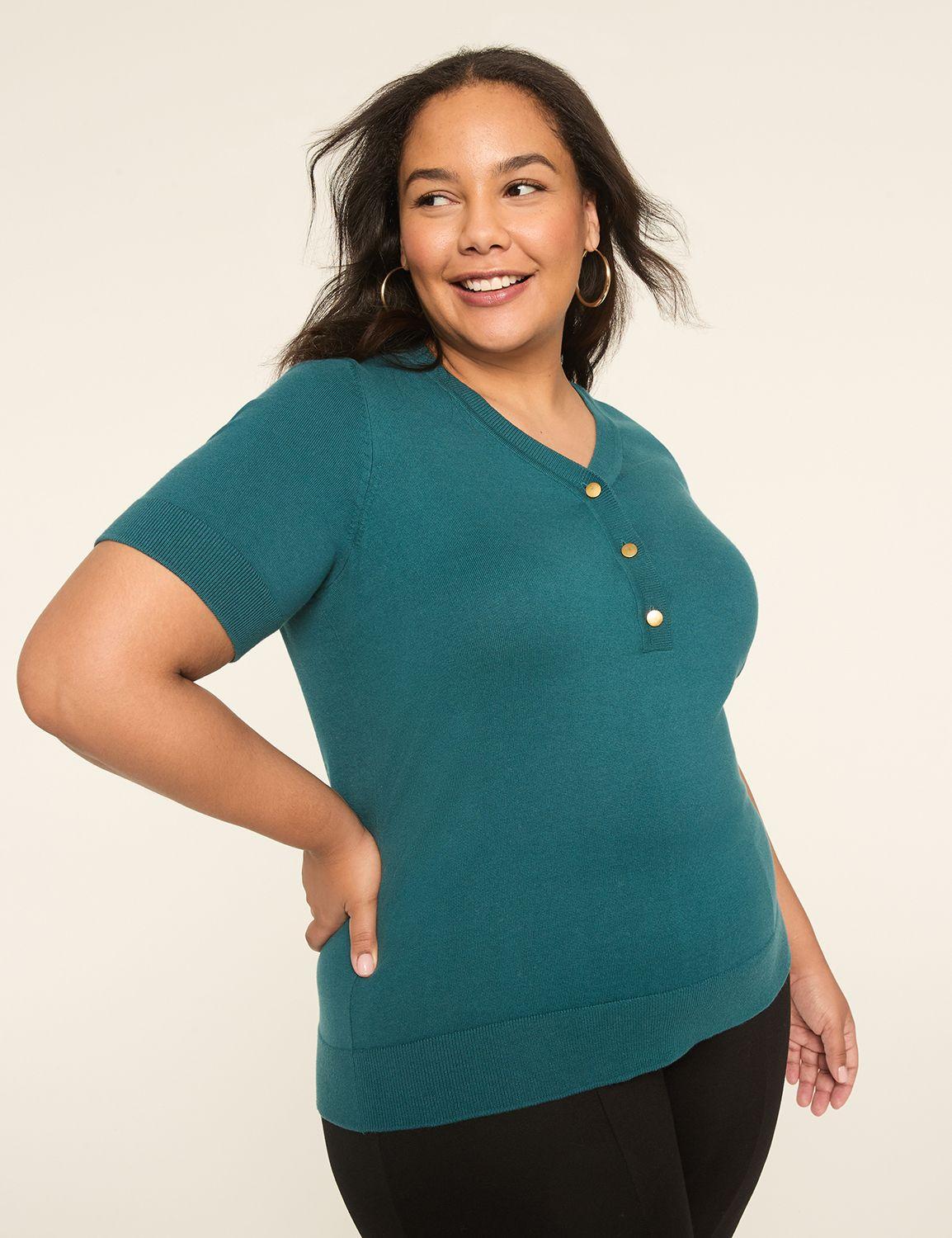 perfect sleeve henley sweater