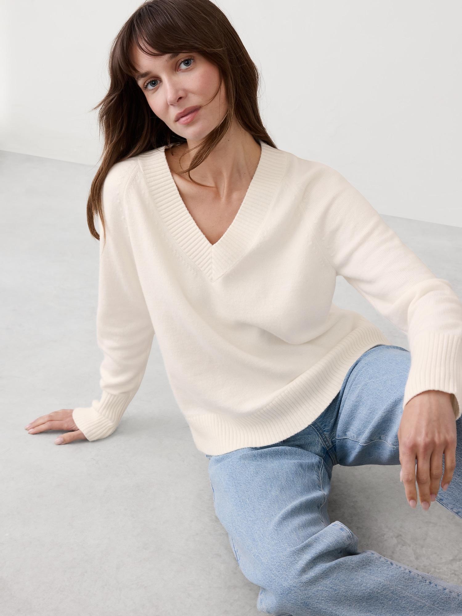 perfectly soft v-neck sweater