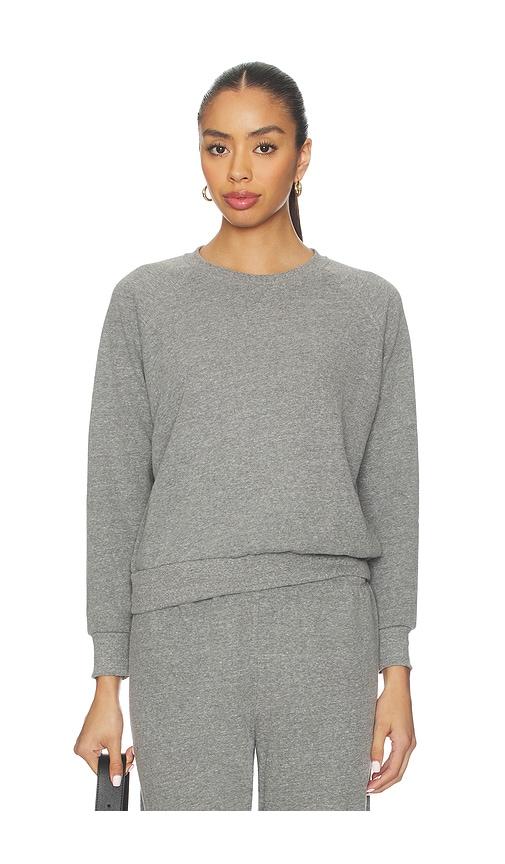 perfectwhitetee alexi french terry sweatshirt in grey.