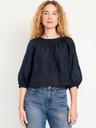 perforated cropped top