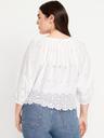 perforated cropped top