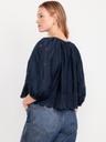 perforated cropped top