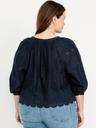 perforated cropped top