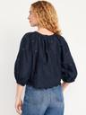 perforated cropped top