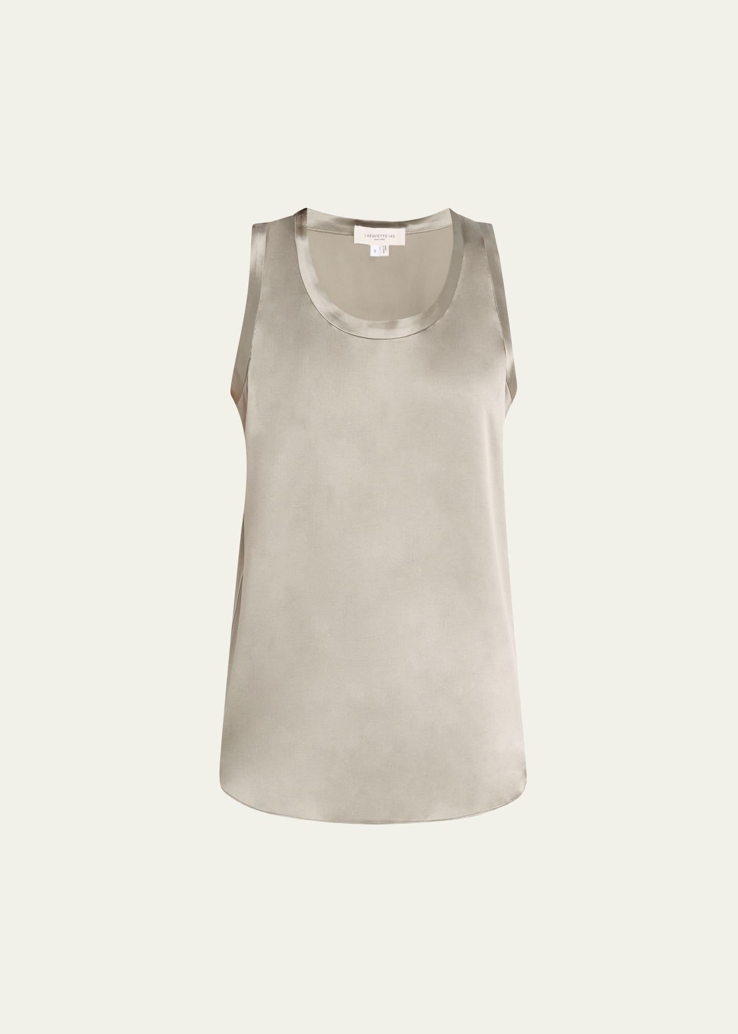 perla luxe reversible silk charmeuse shell