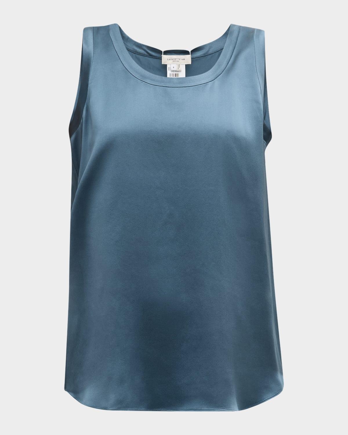 perla luxe reversible silk charmeuse shell