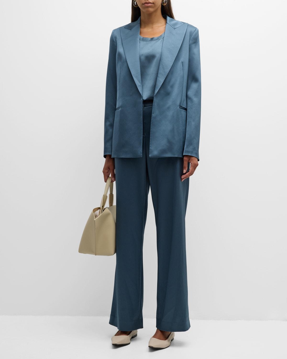 perla luxe reversible silk charmeuse shell