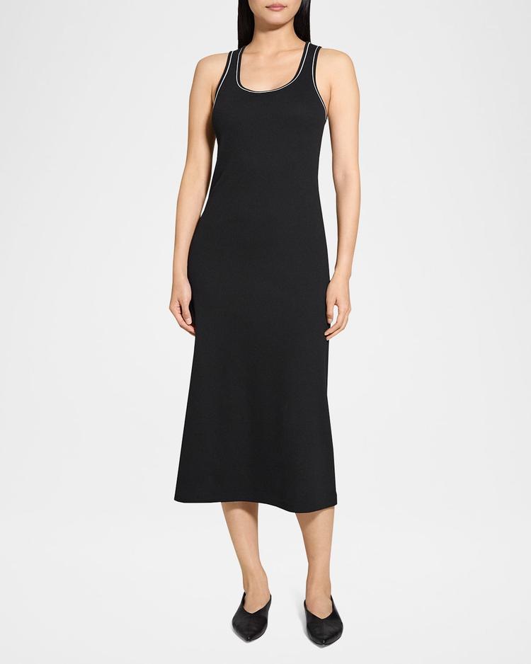 perry knit ribbed tank dress