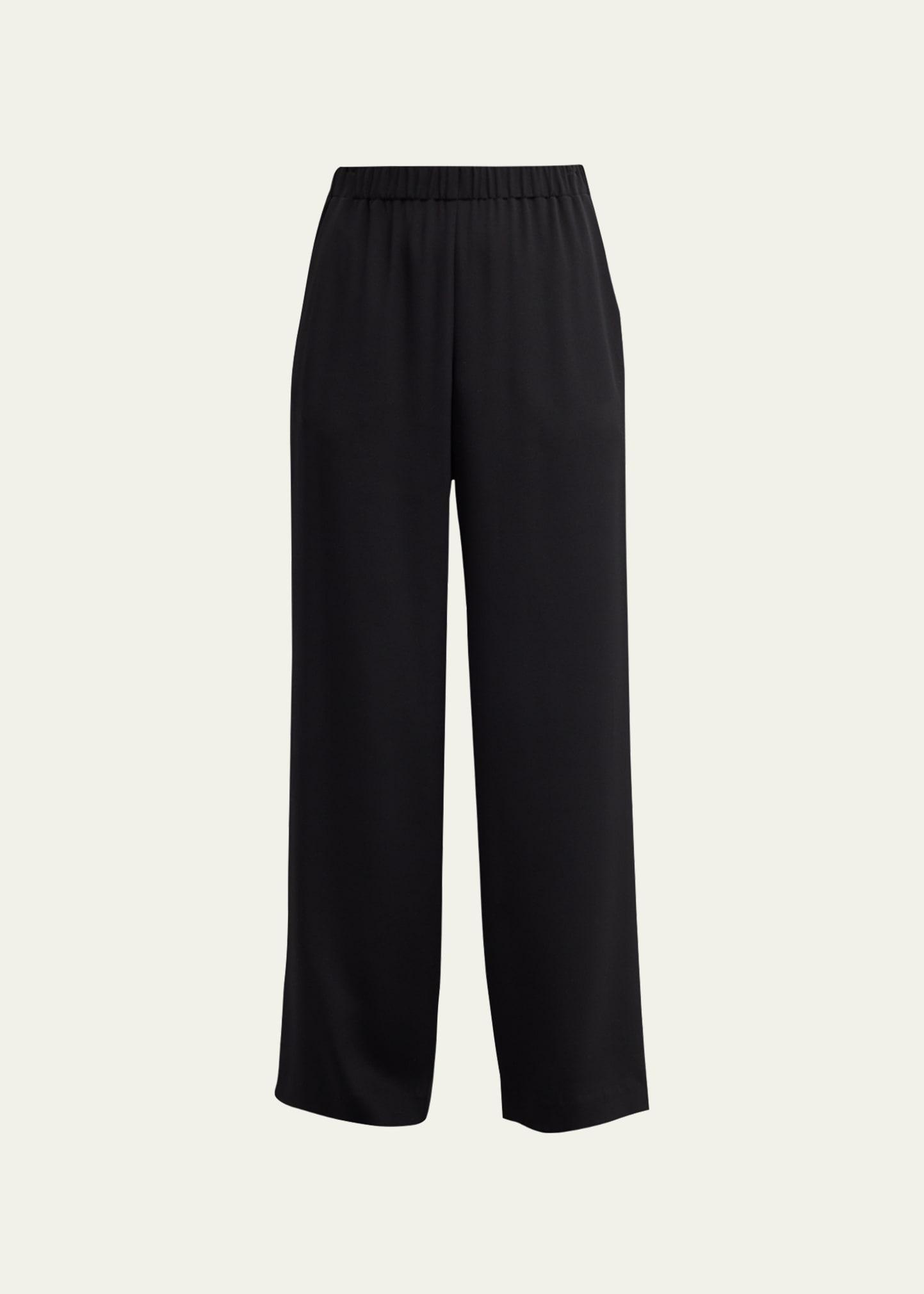 perry wide-leg stretch silk pants