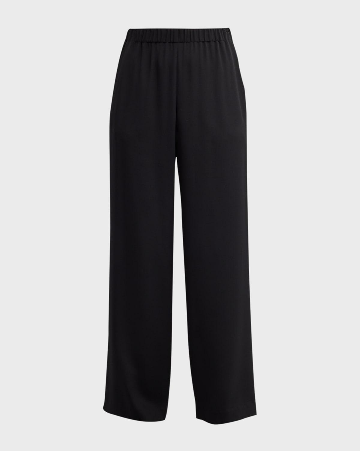 perry wide-leg stretch silk pants