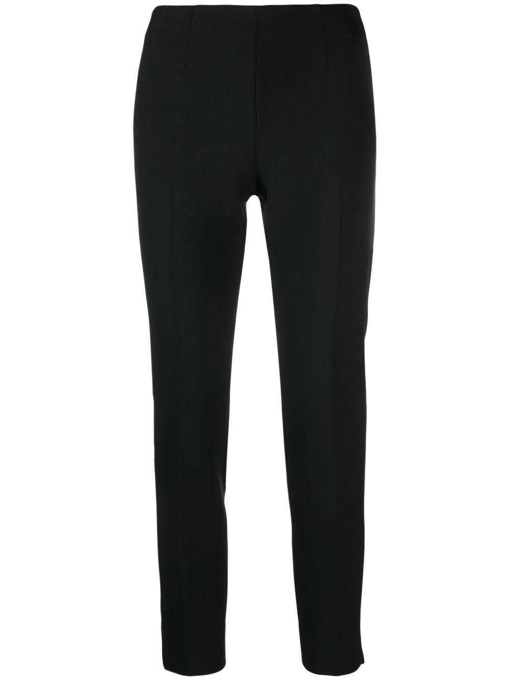 peserico black stretch trousers