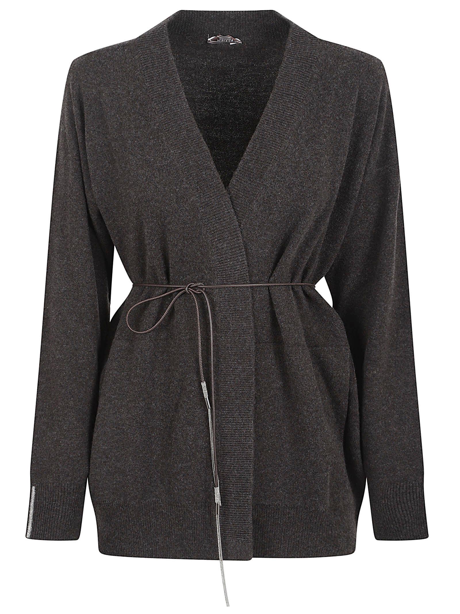 peserico cardigan in tricot