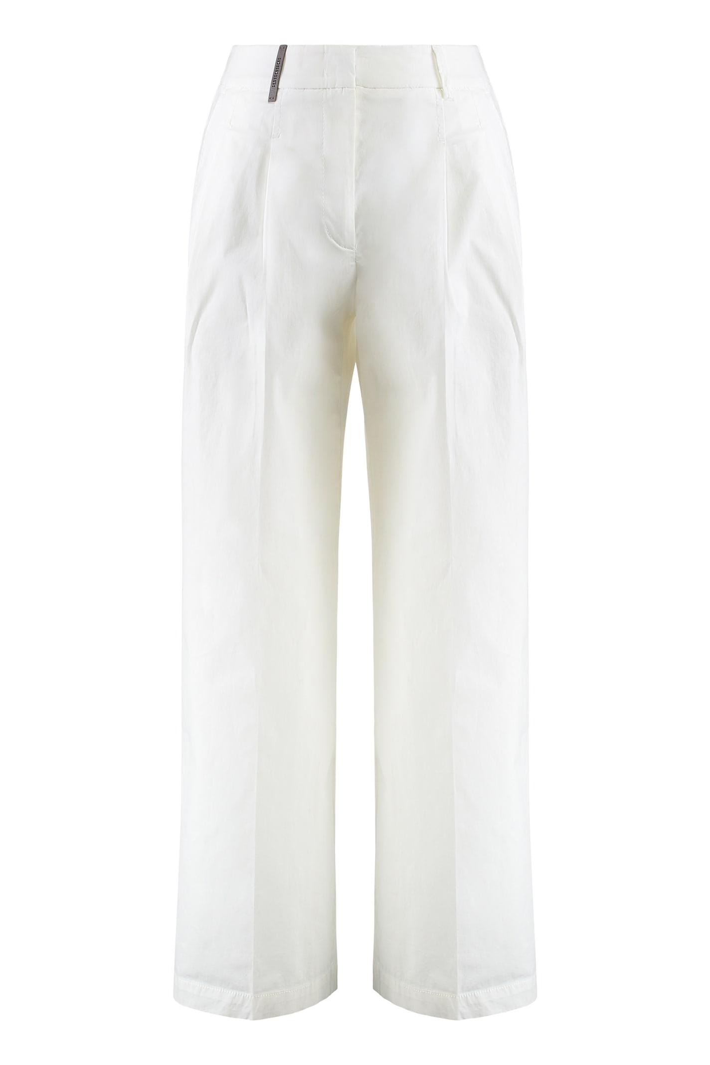 peserico cotton trousers