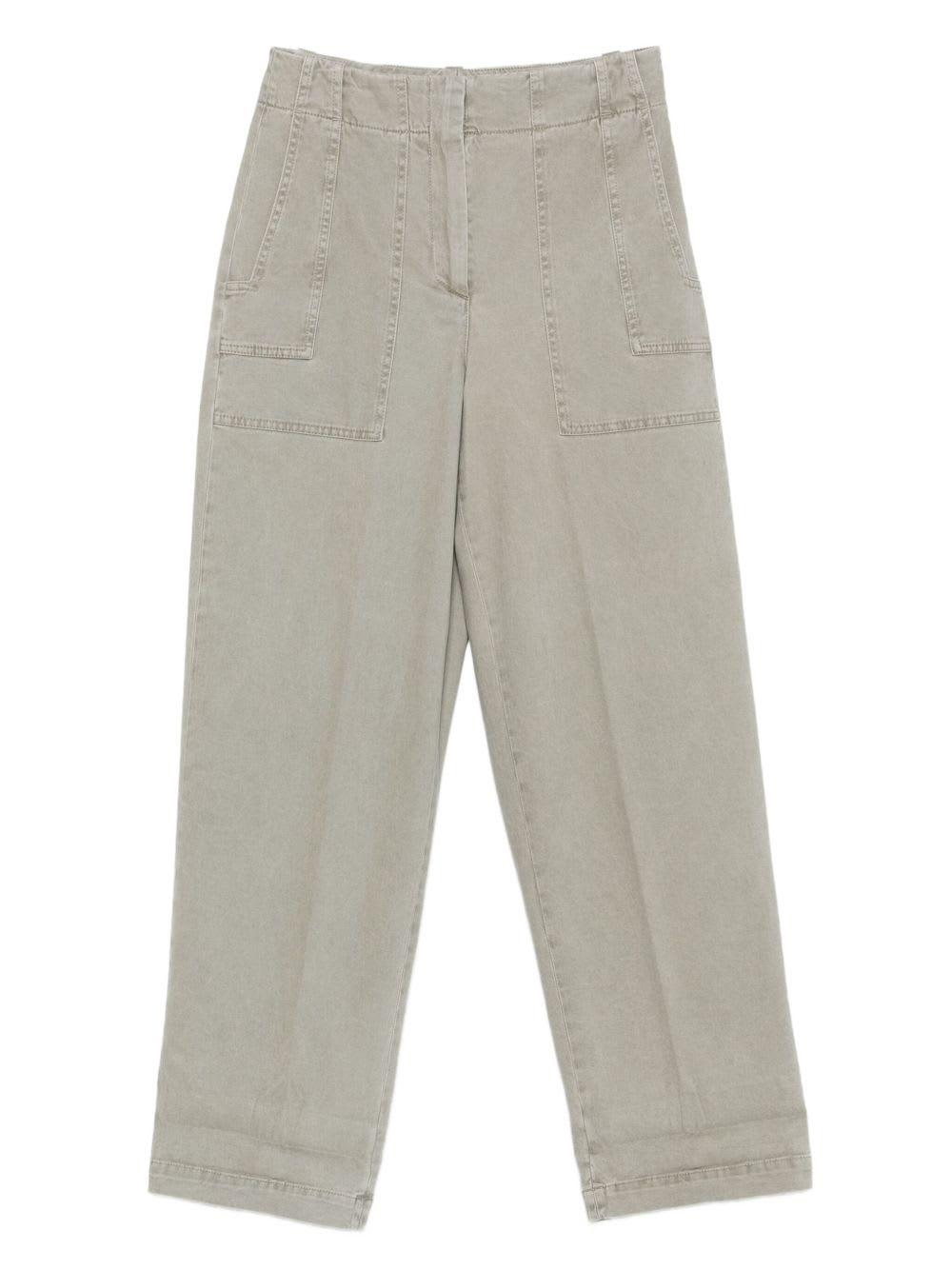 peserico crop trousers