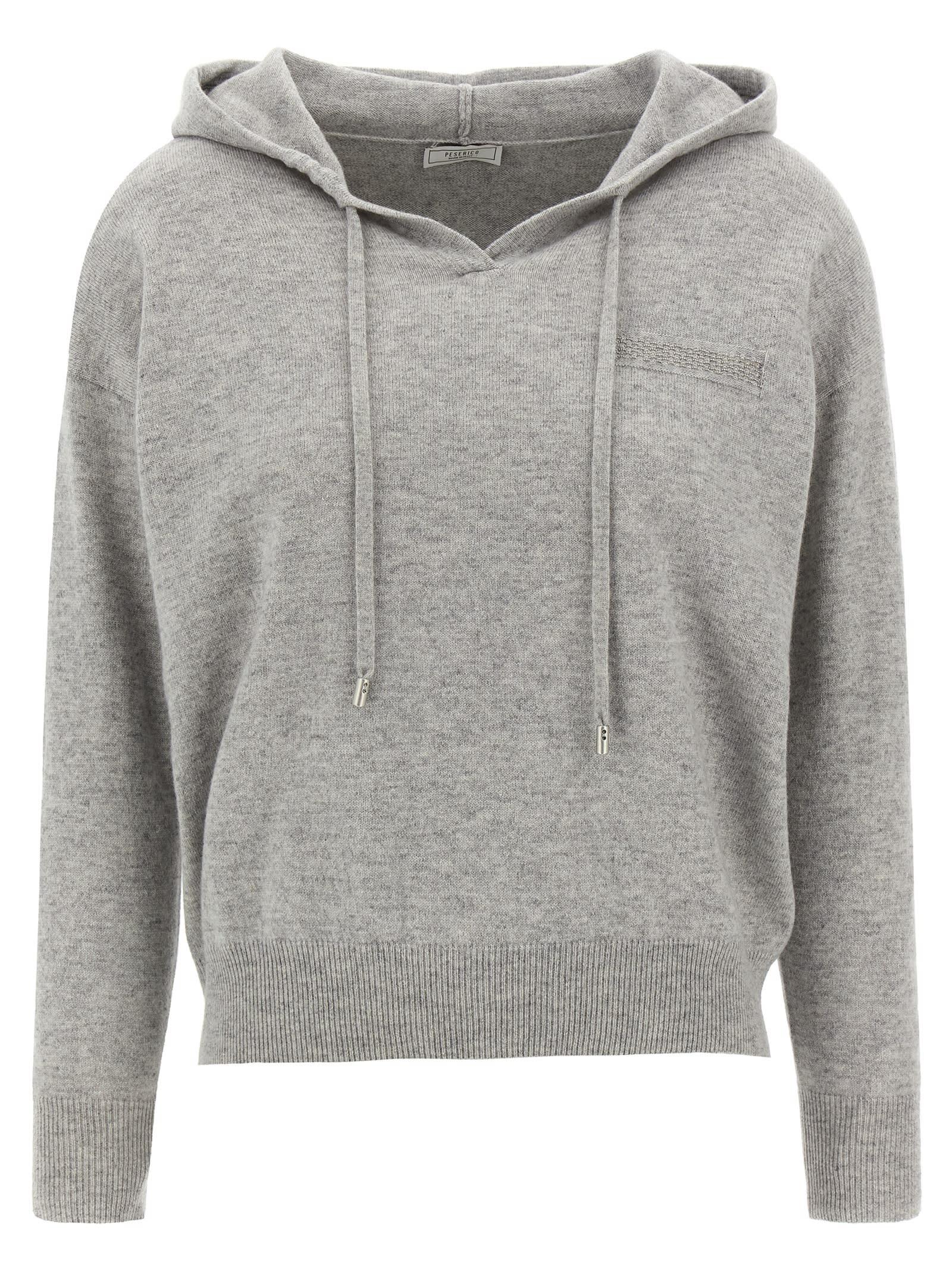 peserico punto luce hooded sweater