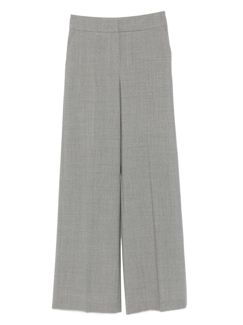 peserico straight wool trousers