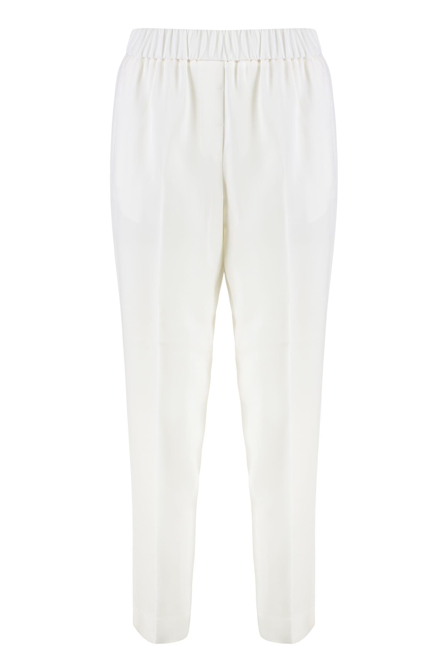 peserico viscose trousers