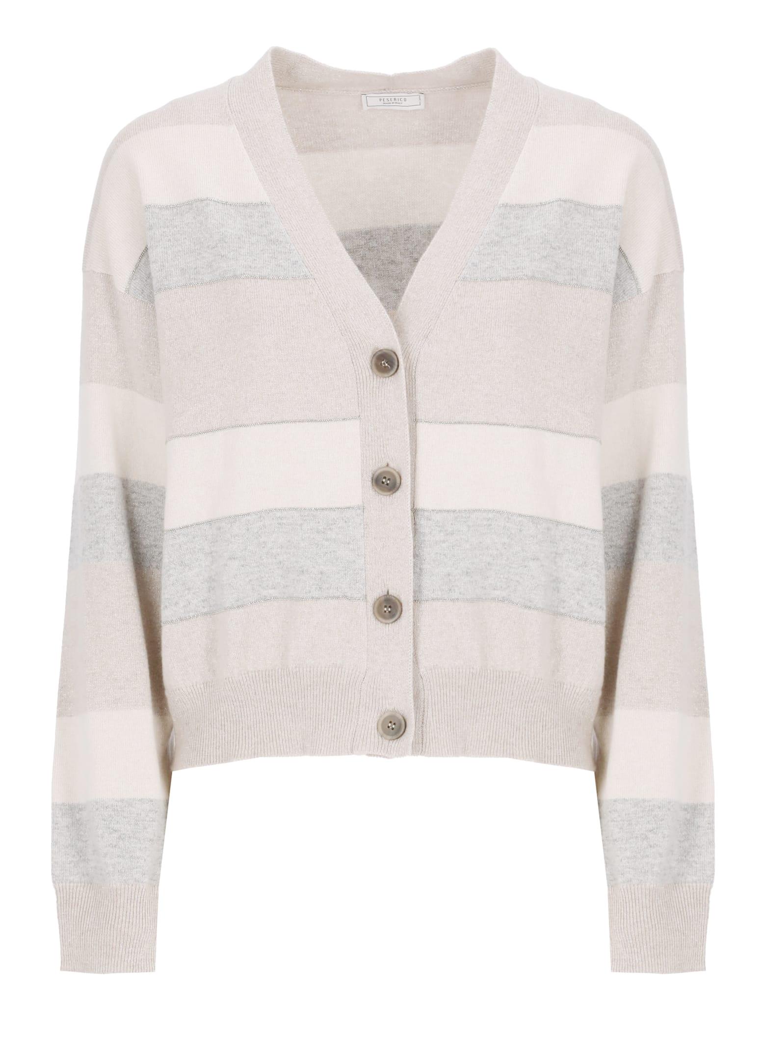 peserico wool blend cardigan