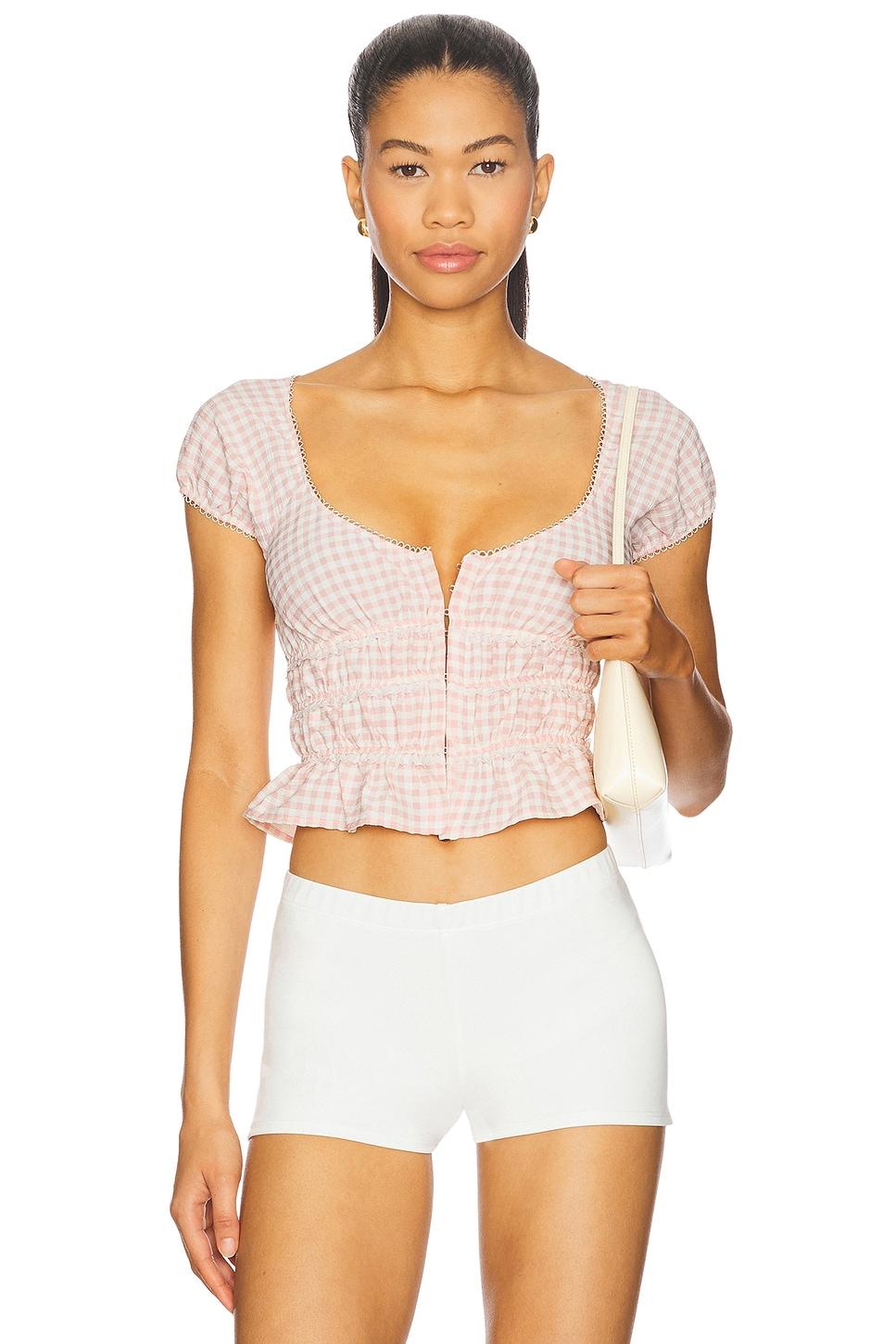 petal gingham top