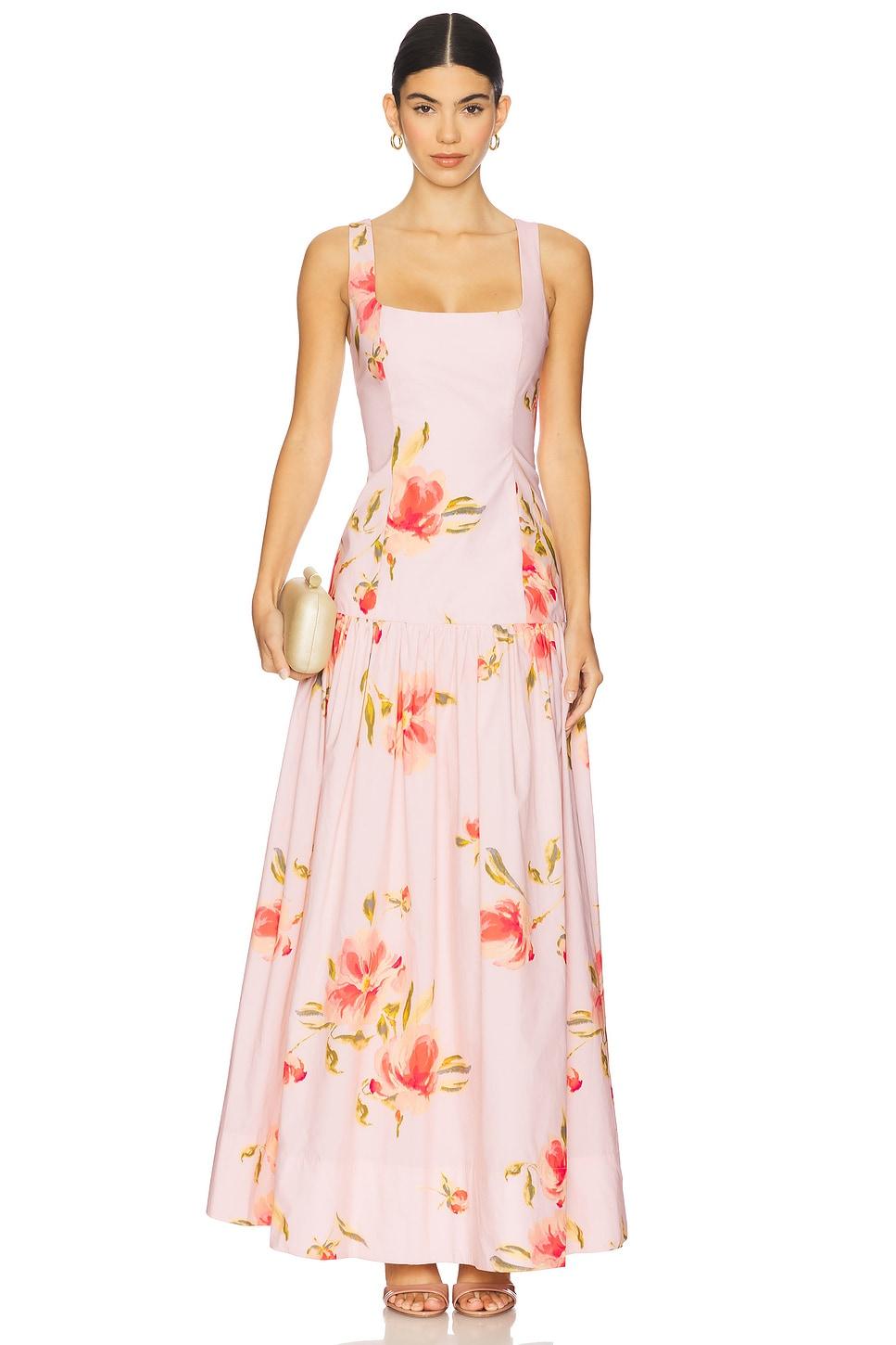 petal maxi dress