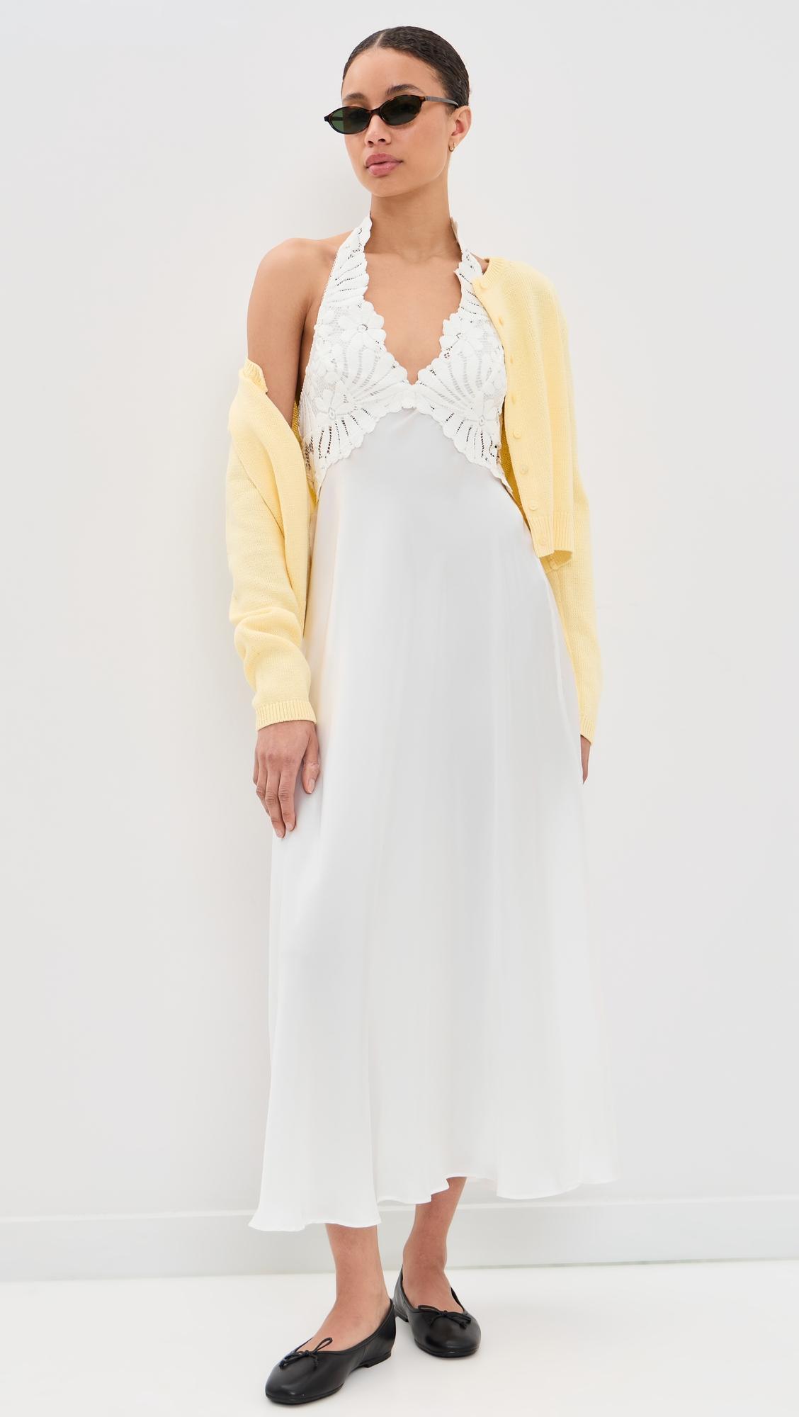 petal party midi dress