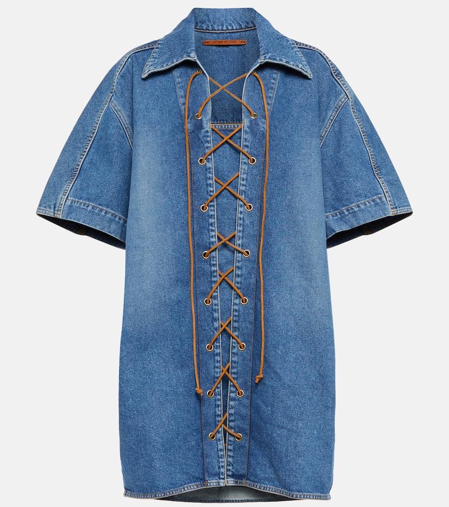 petar petrov amos denim minidress