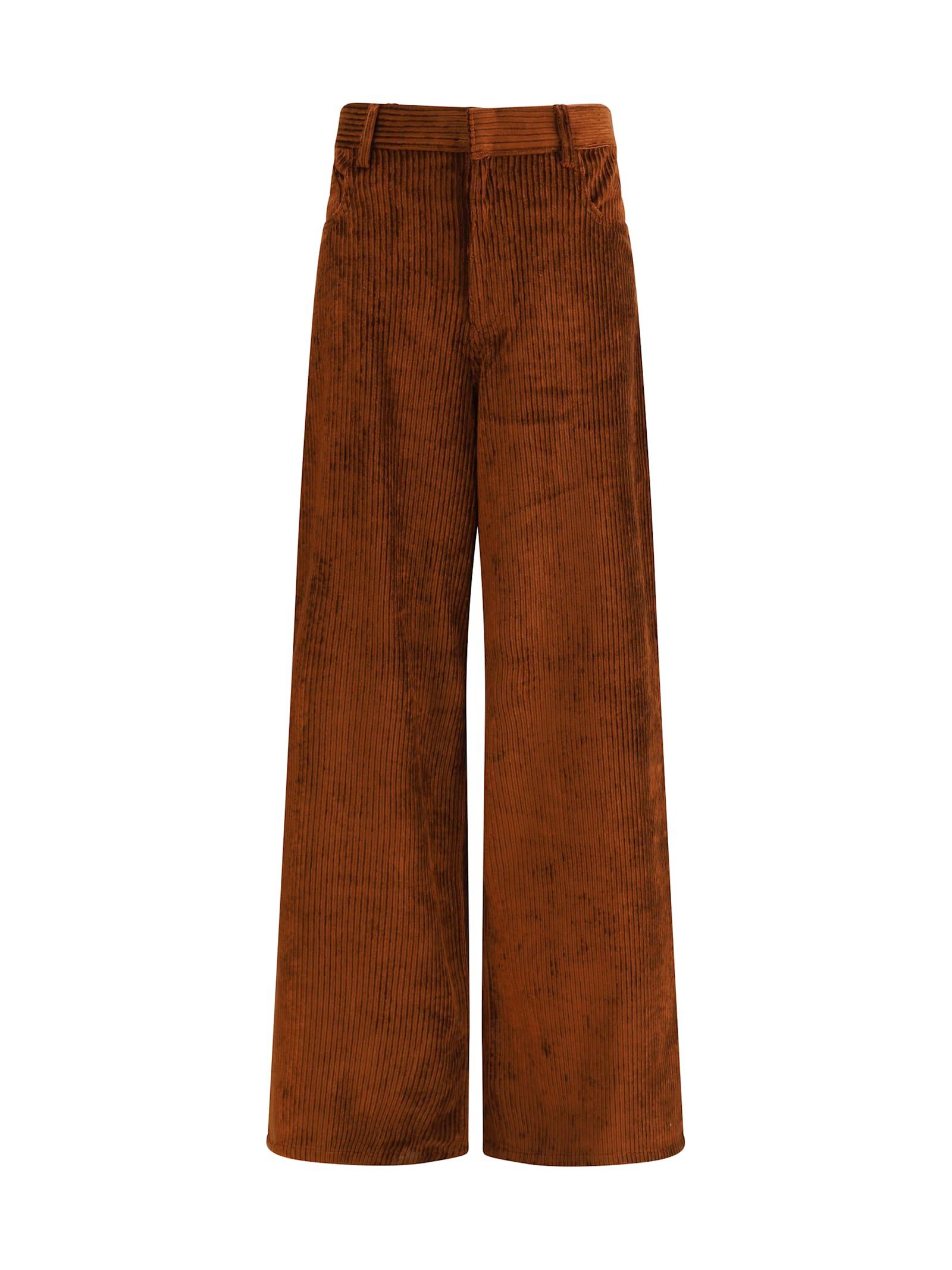 petar petrov corduroy wide leg pants