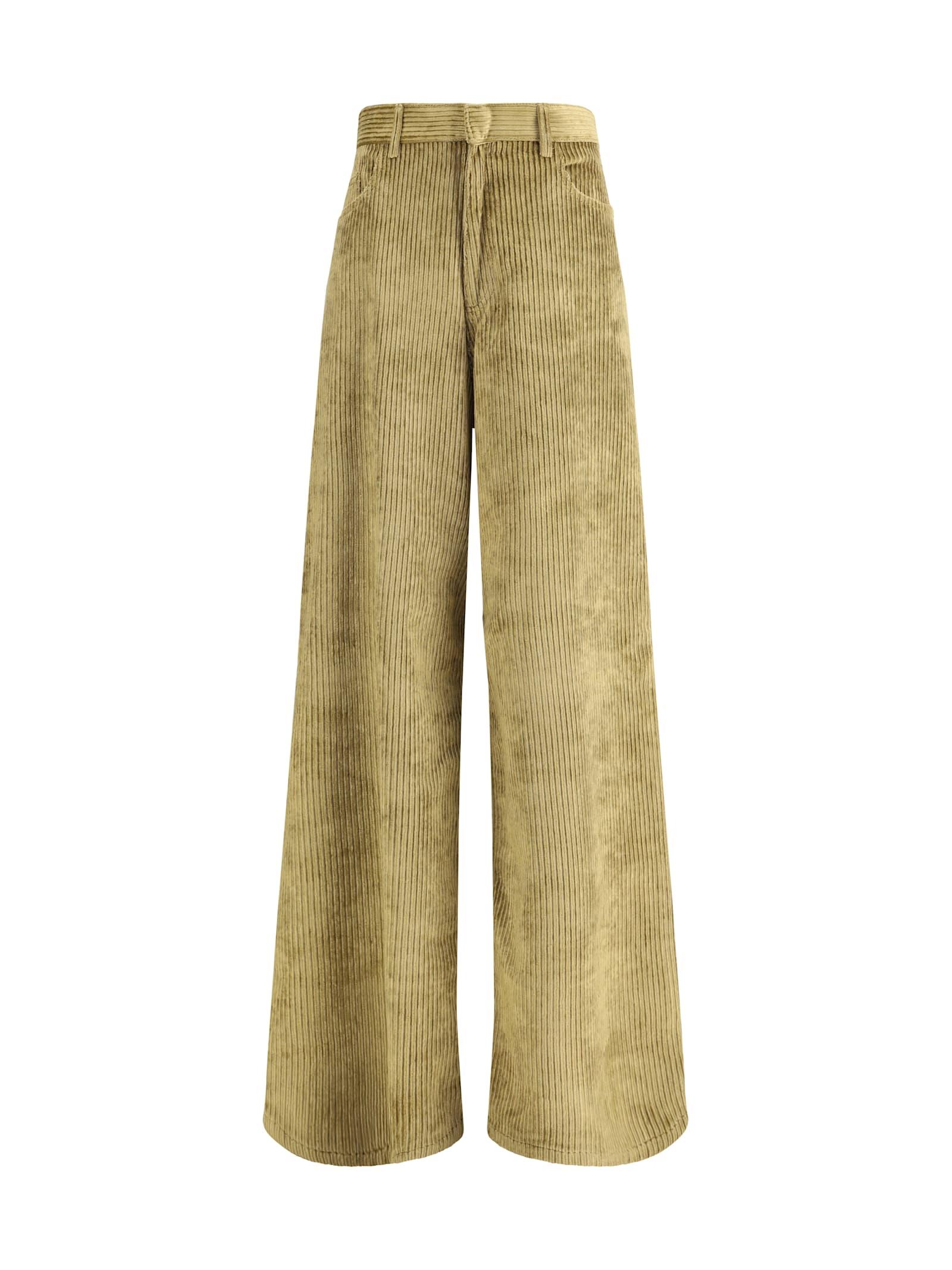 petar petrov corduroy wide leg pants